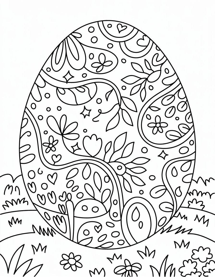Intricate Egg Pattern